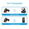 Handheld 1D 2D QR Barcode Scanner USB Kabelgebundener Barcode-Leser Manuell Kontinuierliches Scannen CMOS-Bildsensor Unterstützt Papier