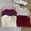 Clearance: Vimu Girls' Knitted Wool Sweater - Autumn/Winter Korean Style Baby Top