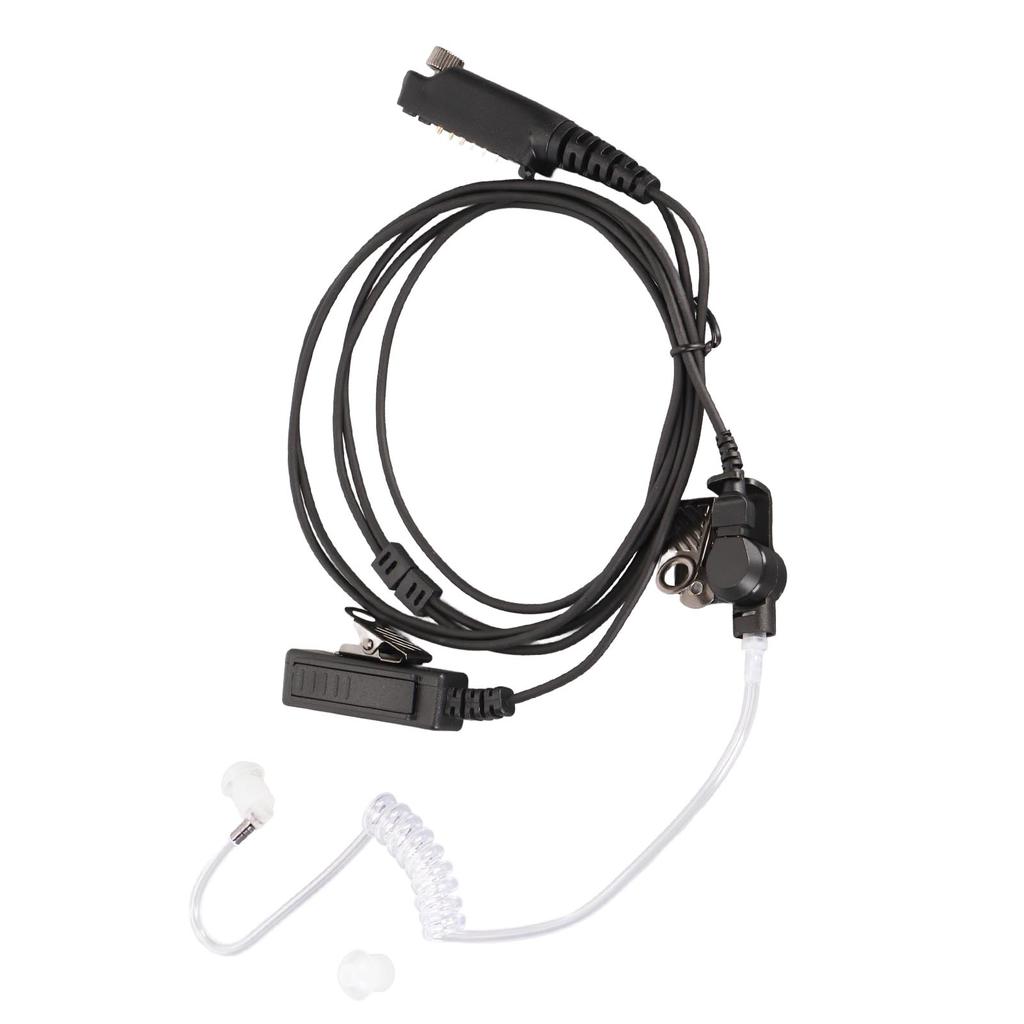 Acoustic Tube Headset Portable Clear Acoustic Tube Headphone 2 Way Radio Earpiece for Sepura STP8000 STP9000