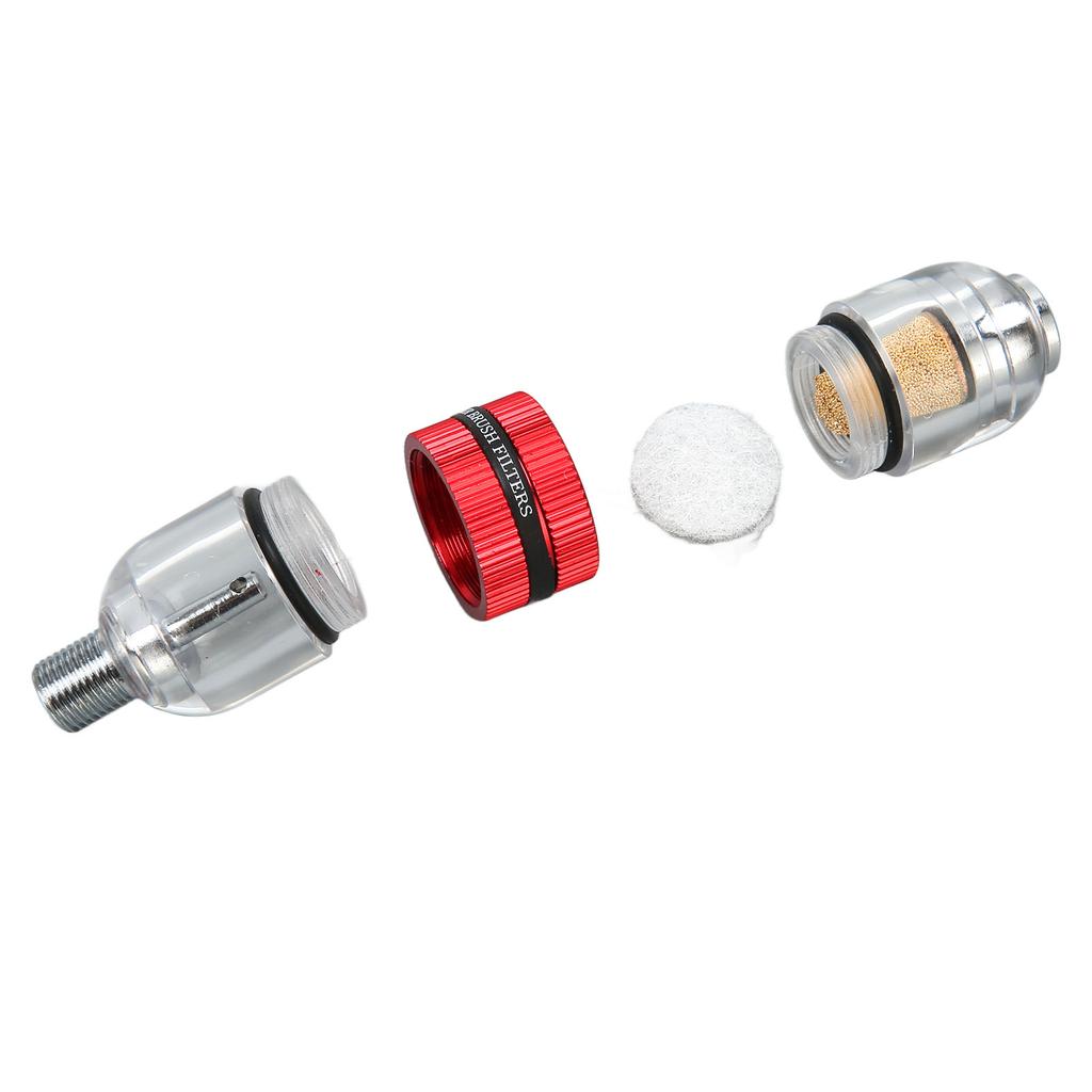 Wasser-Öl-Abscheider mit 3 Filterwatte Einfach zu installieren Airbrush-Filterersatz für Spritzpistole