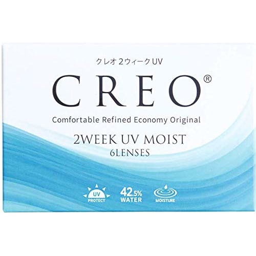 

Cleo 2 Week UV Moist, 6 линз в коробке (Двухнедельные одноразовые контактные линзы) [BC] 8.7 [PWR] -3.50