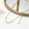 Versatile European & American Star Pendant Necklace: Stylish Stainless Steel Clavicle Chain