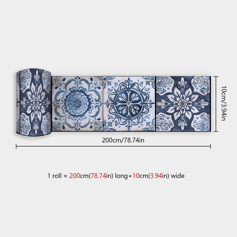 

Креативные трехцветные узорные наклейки для декора стены фона на кухне, в гостиной, прихожей