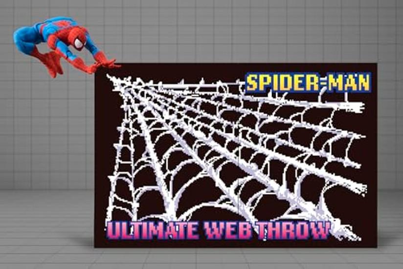 NACIONES TAMASHII SH. Figuarts Spider-Man (GAMERVERSO) figura articulada de PVC ABS pintada de aproximadamente 155 mm.