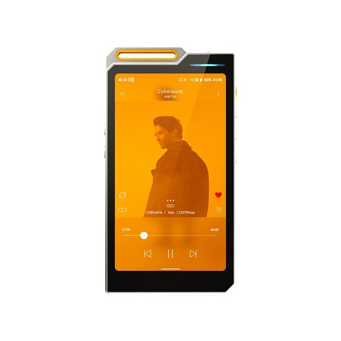 

HiByMusic Digital Audio Player R4 Android 12 DAP Bluetooth [ ] 5.0 (Orange) помаранчевий