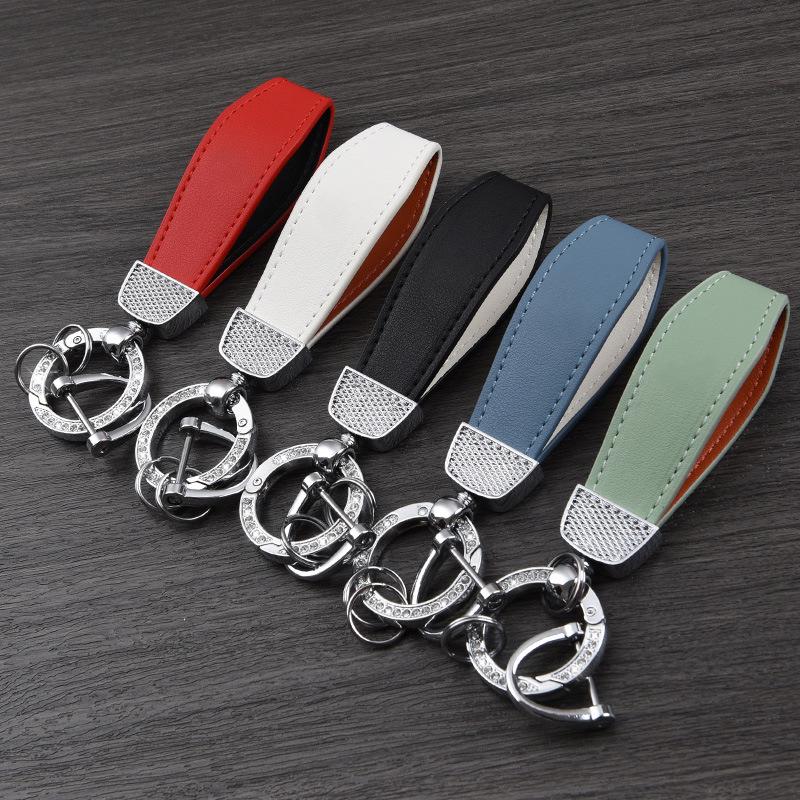 Sleek Car Keychain Pendant for Men & Women - Creative Keyring Waist Hanging Ornament Gift