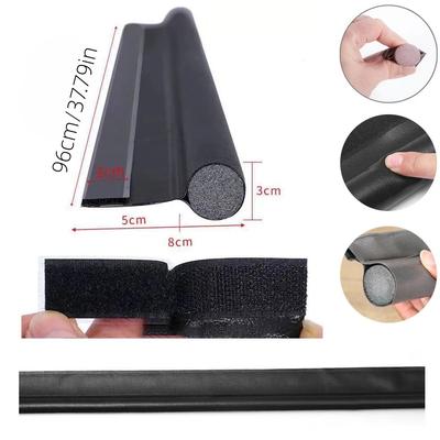 1Pc Door Bottom Seal Strip Cuttable Insulation Under Door Draft Blocker Windproof Anti-Cold Gap Weather Stripping Acoustic Foam