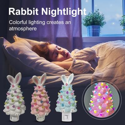 Bunny Tree Easter Decorations Are Suitable For Indoor Spring Tabletop Decorations