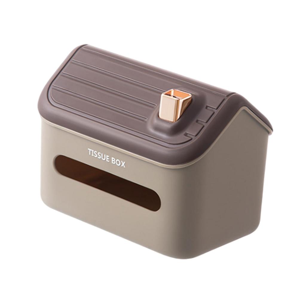 House Shaped Tissue Box Cover Paper Container Case with Nonslip Bottom Modern Durable Sheet
