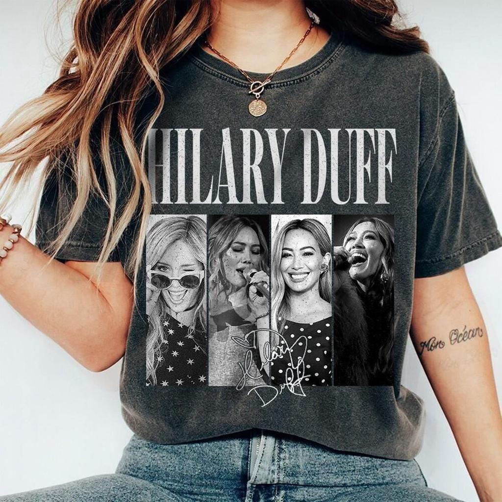 Vintage Hilary Duff Tour 2026 Comfort Color Shirt