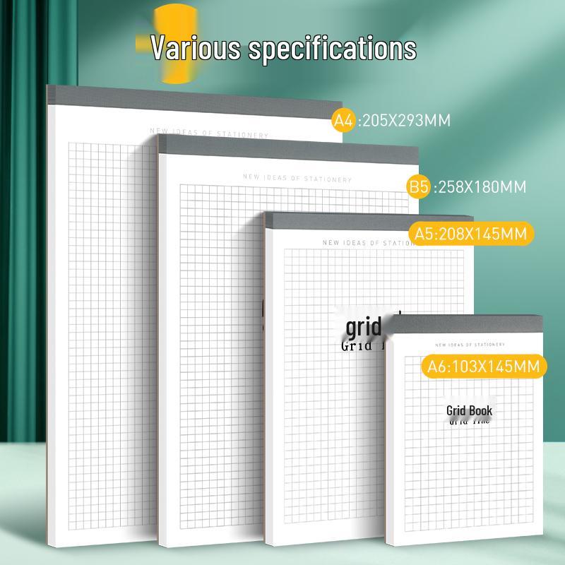 2025 Student Tear-Off Pad: B5 Blank Notebook & A4 Horizontal Line Memo Pad
