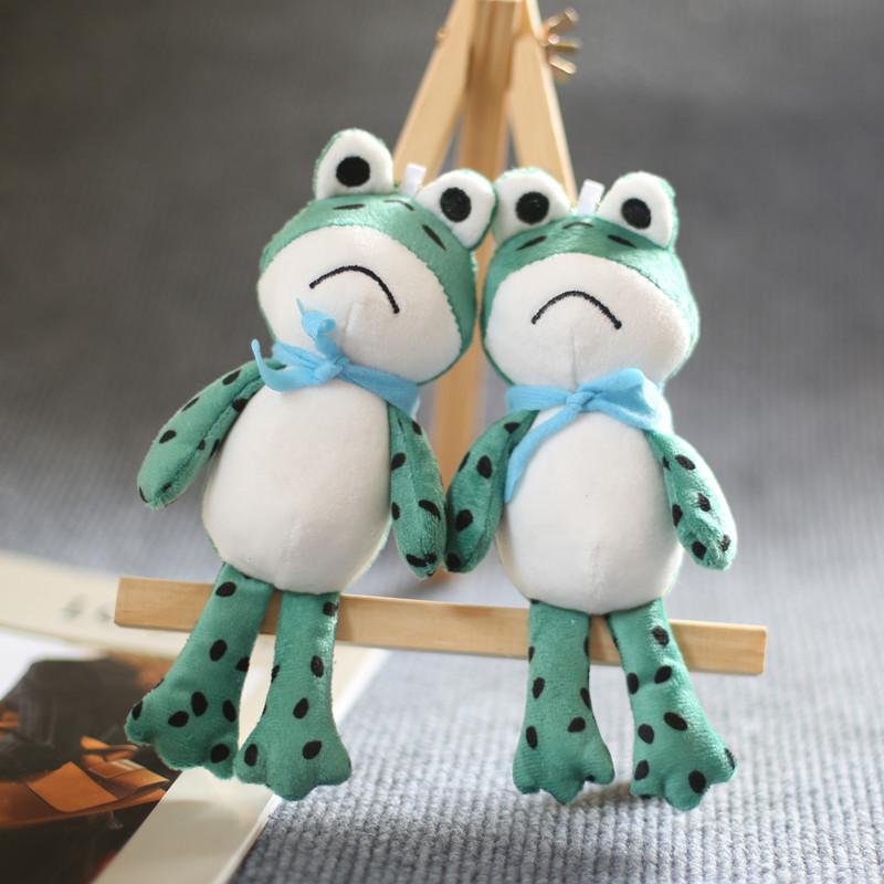 Adorable Long-legged Frog Plush Toy Keychain Soft And Cuddly Animal Accessory