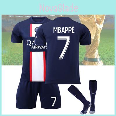 High-quality Psg Home Kit For Boys And Girls Messi Mbappe Neymar