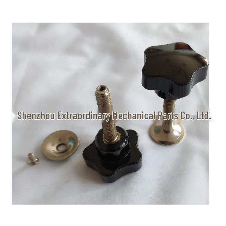 Extraordinary Craftsman Five-Star Handwheel M8*40*40 with Gasket & Pentagonal Plum Blossom Hand-Tightening Mechanism.