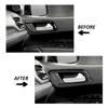 4x Carbon Fiber Door Handle Bowl Cover Trim For Dodge Durango + Accessories