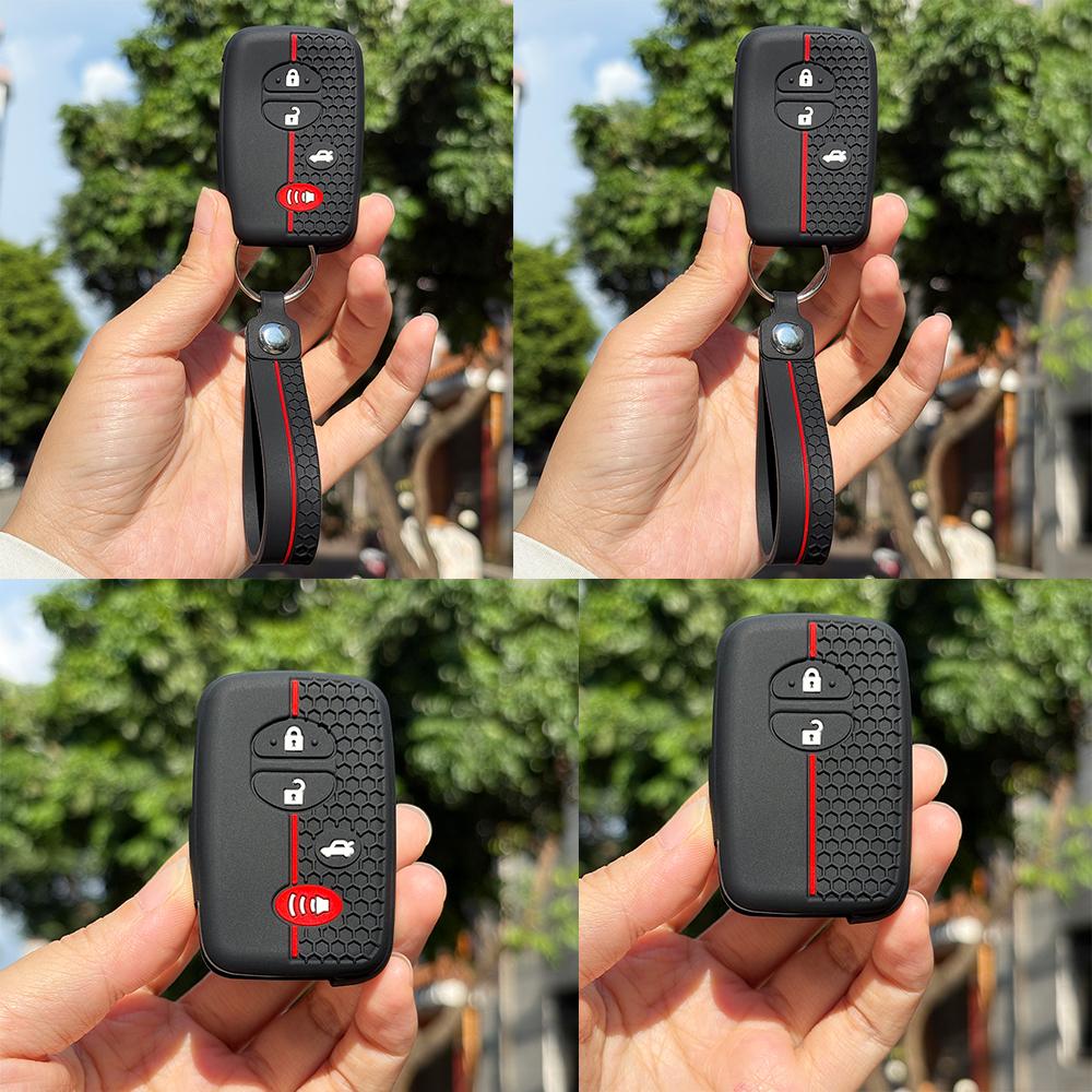 Key Fob Cover Protection For Toyota Prius Alphard Aqua Land Cruiser 200 Alpha LC 200 Prado 150 Venza Subaru Forester Keychain