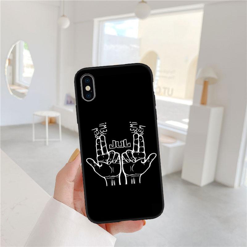 LO58 Julien Mari Jul Soft Shell Phone Case for iPhone 16 15 14 13 12 Pro Max Plus Mini