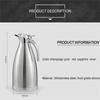 2L Large Double Layer Stainless Steel Thermos Bottle Home Bar Thermal Flask Kettle Tea Coffee Hot Water Jug Insulation Pot