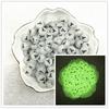 100 Stück 7x4mm A-Z Leuchtende Perlen Buchstabenperlen Acryl Abstandshalter Perlen Für Schmuckherstellung DIY Anhänger Armband