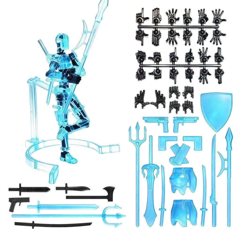 Newest!!! Magnetic Attraction 3D Printed Dummy T13 DIY Multi-jointed Man and Woman Lucky Doll  Movable Shapeshift Robot Toys