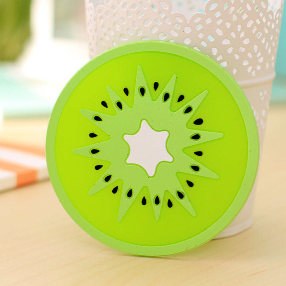 Cup Lid Tea Cup Cover Reusable Silicone Lid Seal Cover Drinkware Bowknot Anti-dust Silicone Cap Suction Seal Cap Fruits Coaster