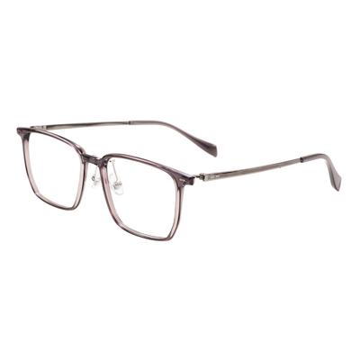Classical Rectangle Large Full Rim Men And Women TR90 Frame With Titanium Temples Glasses Frame For Optical Prescription Lens
