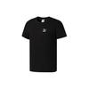 T Shirts Men's Black Crew Neck Moderate Straight Fit (Unisex) T-Shirts 673654 01