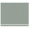 Retractable Awning Green and White 400 X 300 Cm Fabric and Metal