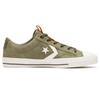 Converse Cons Cons Trendy Print Casual Low-Top Canvas Shoes Unisex Army Green