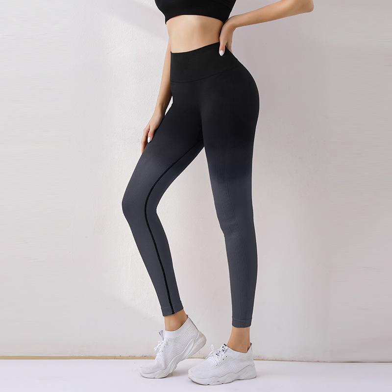 

JYL Seamless Knit Yoga Suit Long Slim Outdoor Running Fitness Set L/XL