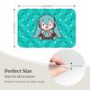 Hatsuned Mikues Cartoon Doormat Anti-Slip Bath Kitchen Welcome Mat Living Room Door Floor Entrance Carpet Rug Footpad