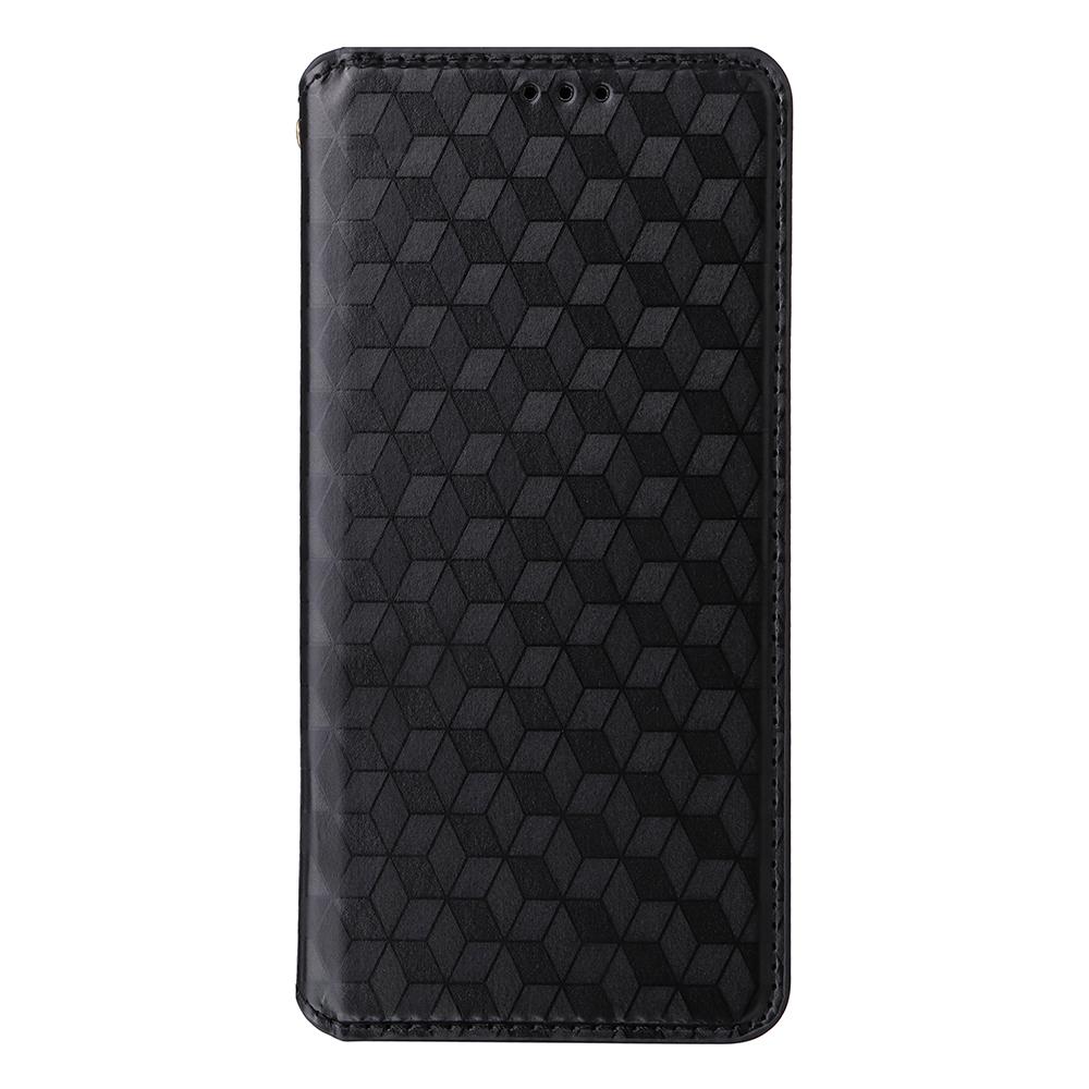 For vivo Y19s 4G/Y29 5G Wallet Case Rhombus Imprinted Leather Phone Cover