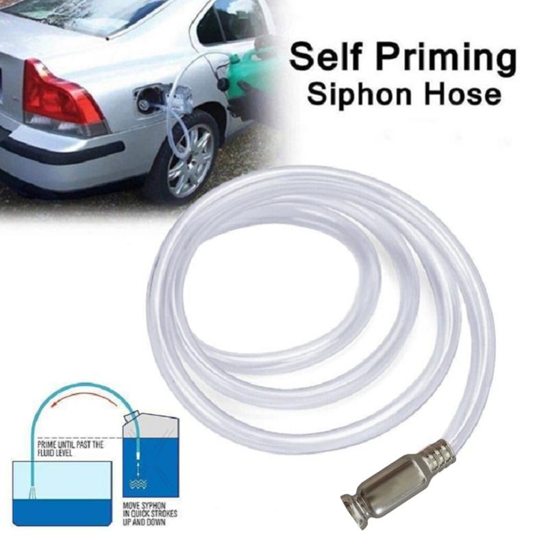 1 Pcs Copper Siphon Pump Oil Fuel Liquid Transfer Pump Suction Pipe Connector