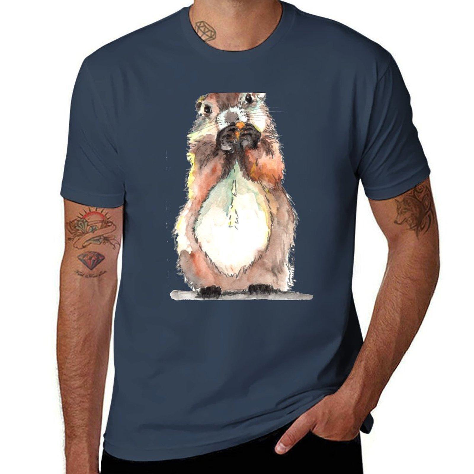 Dinky the Groundhog TShirt Modern Style Print TShirt S