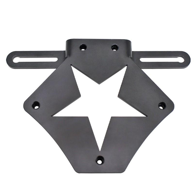 Universal Motorcycle Saddlebag Bracket Mount Jinji Qianjiang Bendada 300 Side Case Carrier Support Frame Black Plastic