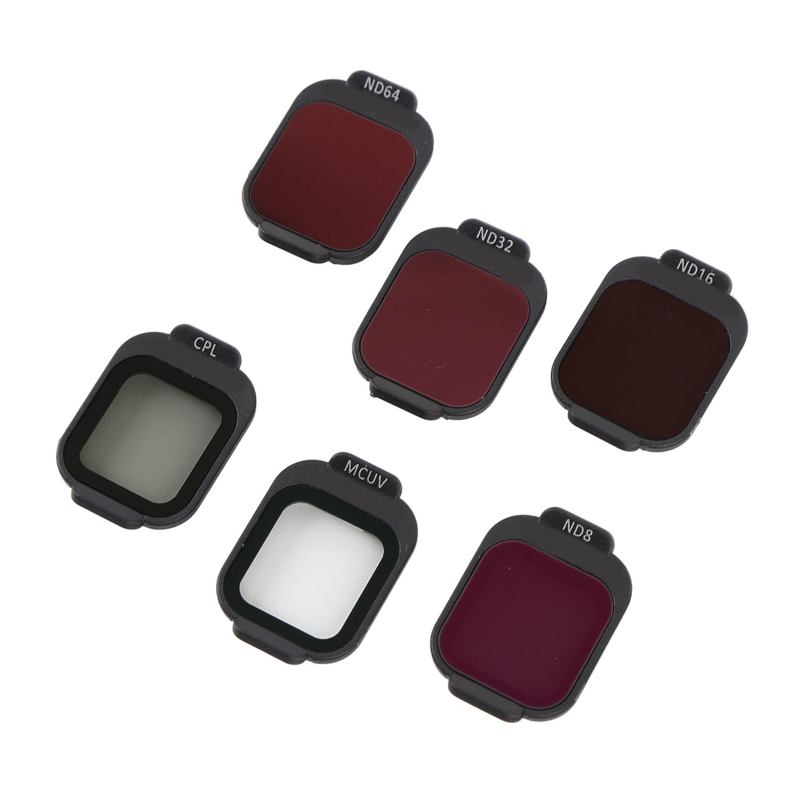 

Набор фильтров для объектива дрона ND CPL Набор фильтров Многослойное HD оптическое стекло ND8 ND16 ND32 ND64 MCUV CPL