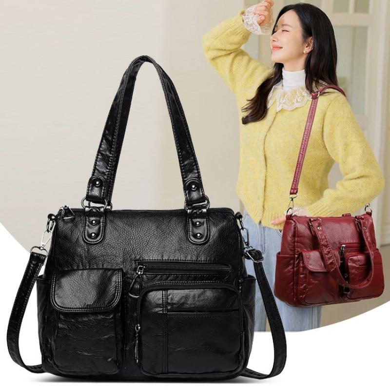 Sacs à main Sacs pour femmes Grande capacité Sacs bandoulière pour femmes 2026 Nouveau Sac à bandoulière Sac à main en cuir PU pour dames Sac fourre-tout