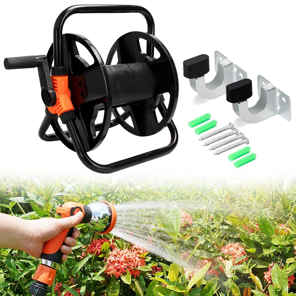 Sleek Design Garden Hose Reel Offering Both Freestanding and Mounted Use