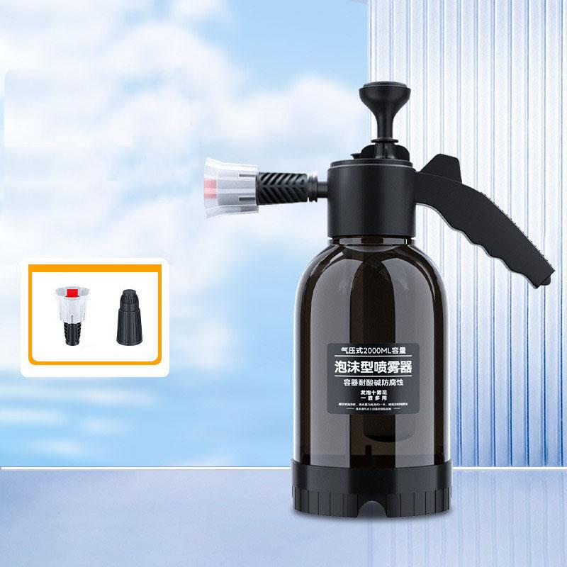 

2л автомобильный пенный бластер модернизированный ручной насос пенный распылитель для автомобиля мотоцикла домашний инструмент для мытья окон сада и цветов чёрный