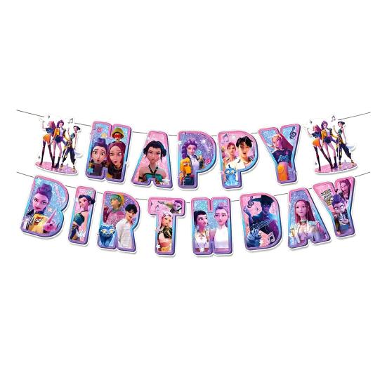 K-POP Witch Squad Birthday Party Decor Kit Themed Banner Balloons And Signsfor Music Dance