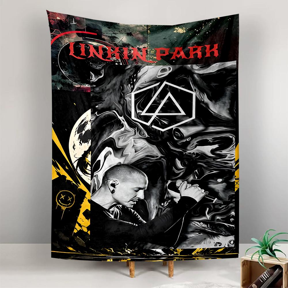 Linkin Park Chester Collage Tapestry Wall Hanging for Bedroom Living Room Decor Gift for Fans