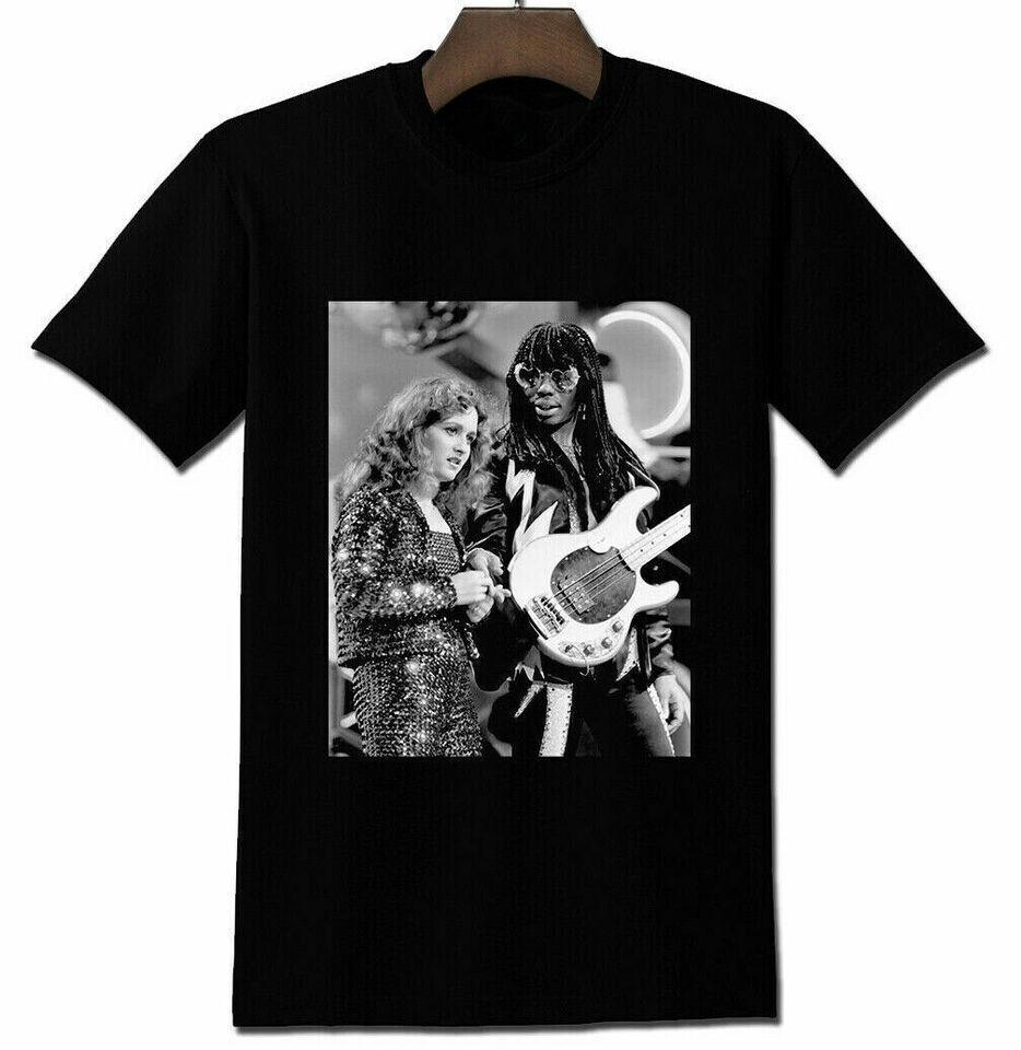 Rick James and Teena Marie Heavy Cotton Black T-Shirt Unisex T-Shirt L