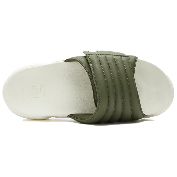 Fila Fusion Buster Slipper Comfortable Casual Slide Sandals Men Slippers White Green T12M421503FCG
