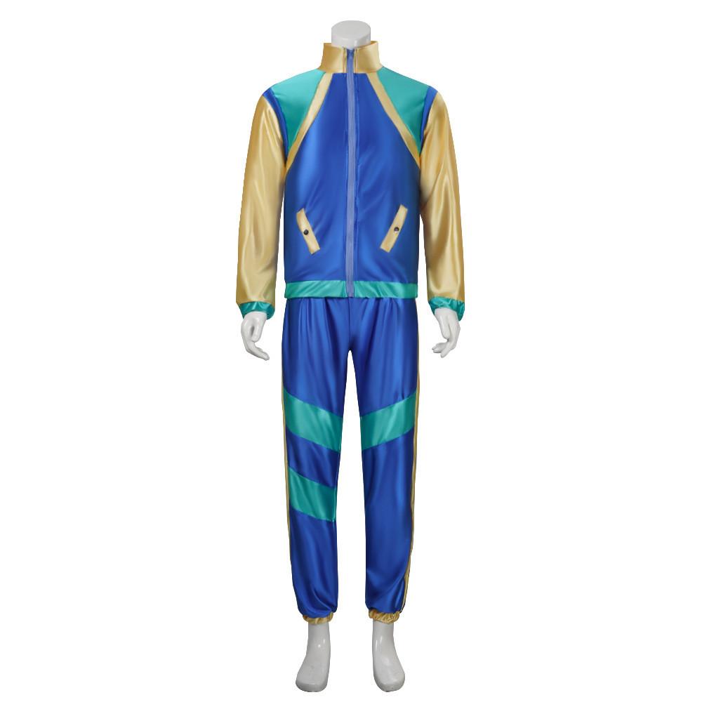 Game Themed Disco Costume For Couples 70s Retro Hipster Stage Wear