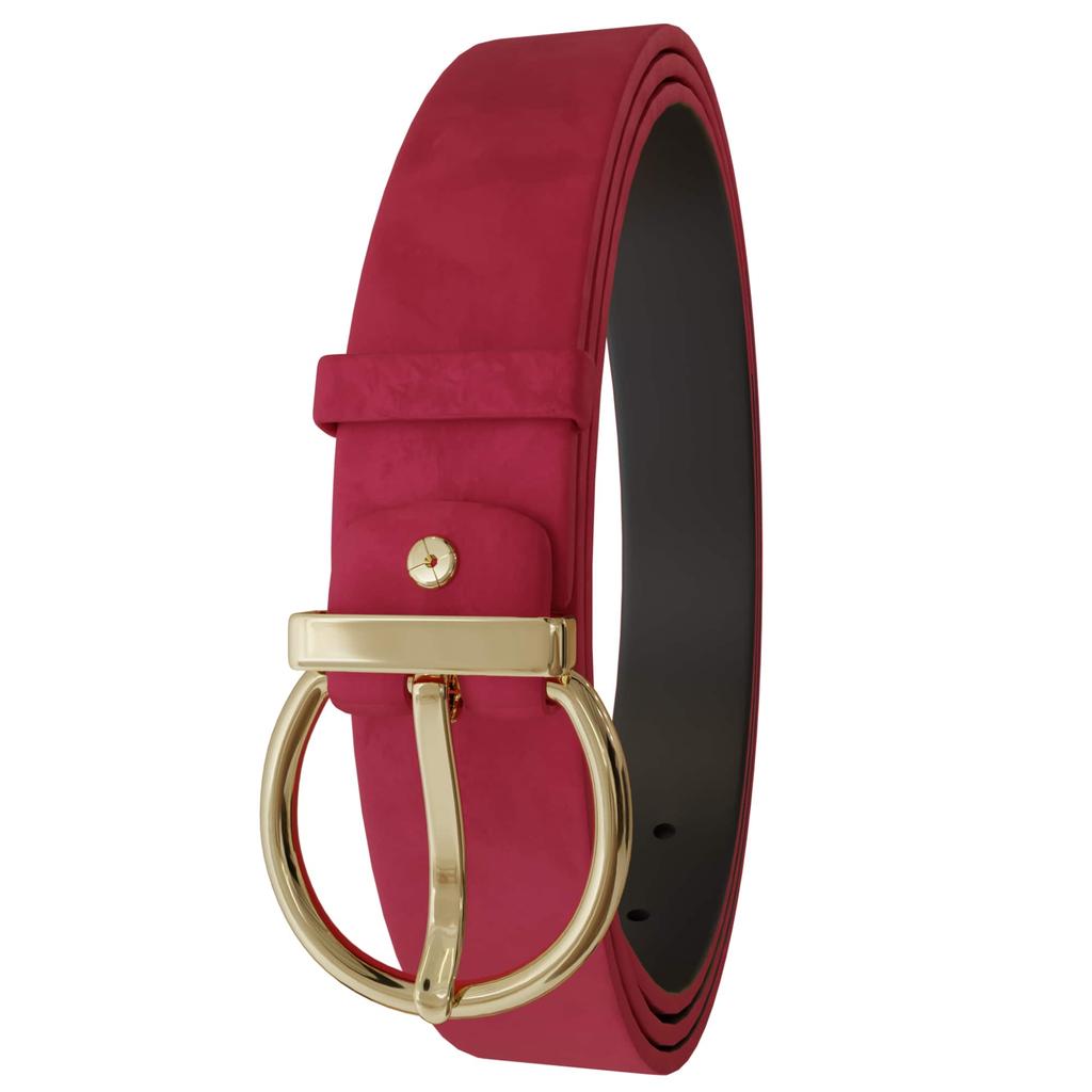 Dámský velurový pásek kůže Maden Polsko 30643