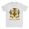 Jamaica Coat Of Arms Gold TShirt  Harajuku TShirts Short Sleeve Streetwear Tshirt Summer Cotton Oversize Tees