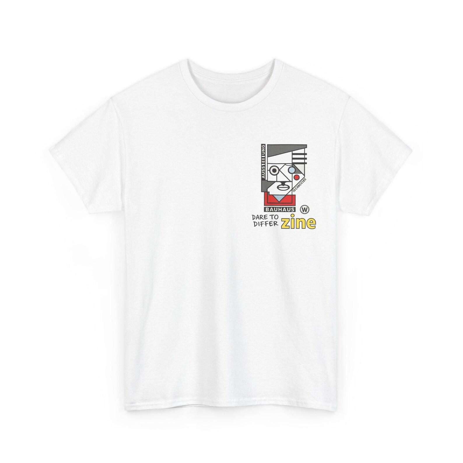 Bauhaus Face Graphic Tee | Dare to Differ zine 2XL