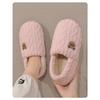 Cotton Slippers Men's Home Winter Bag with Couple Cartoon Teddy Bear Indoor Home Plush Warm Fur Slippers Women
