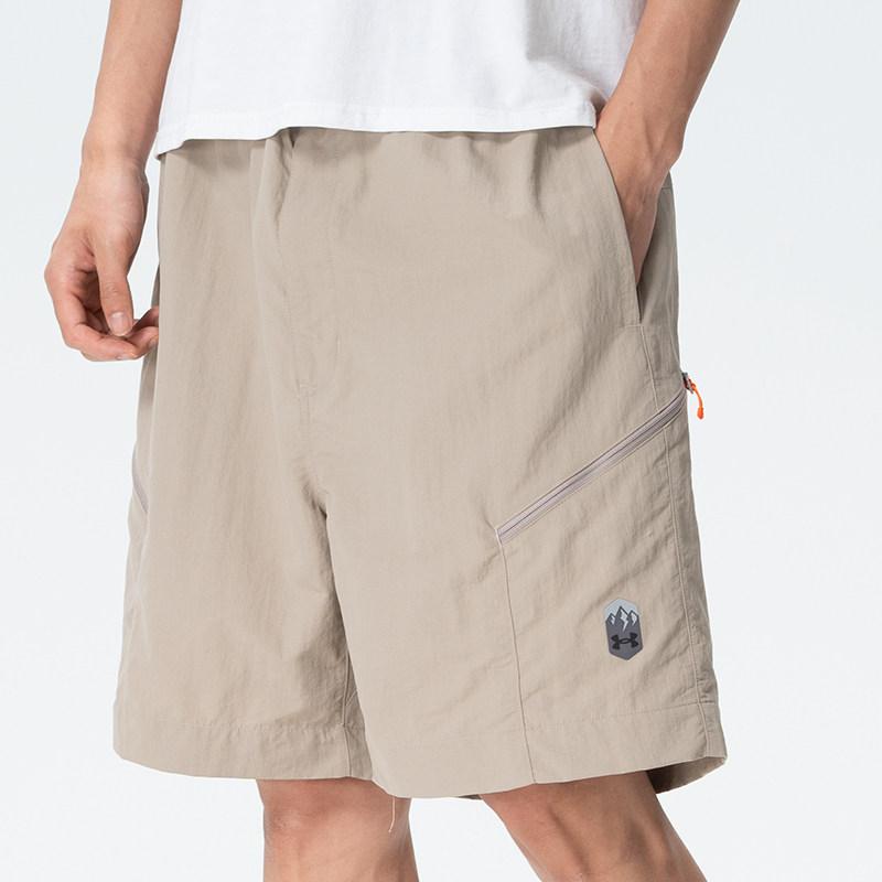 Under Armour SS26 Urban Outdoor Solid Mid-Rise Drawstring Sports Shorts Men shorts 6014249-203