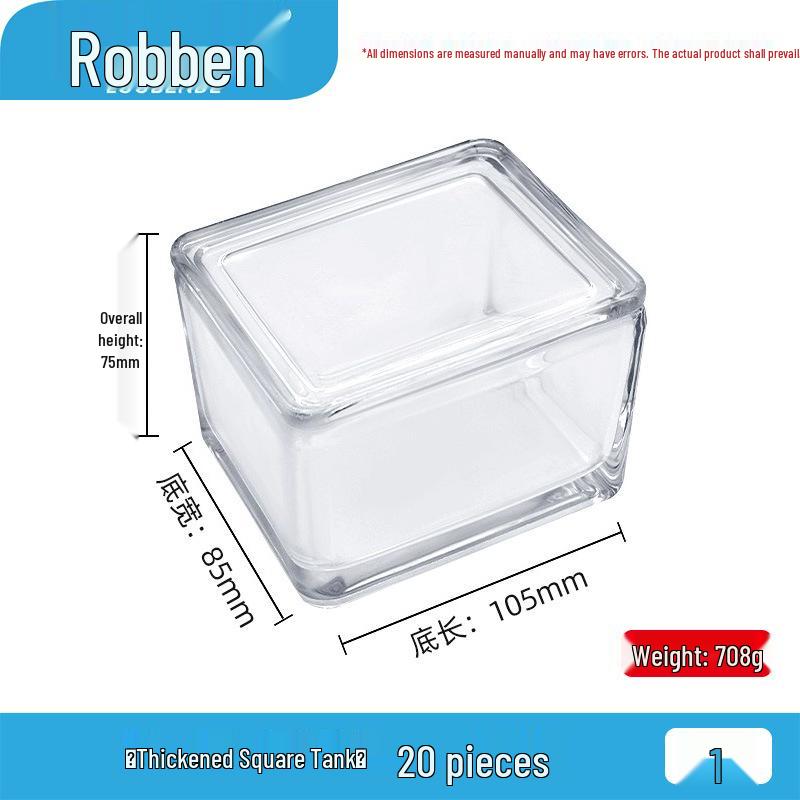 Premium Glass Staining Jar for 5/9/10/26/30/60 Slides - Vertical, Horizontal, and Round Options Available